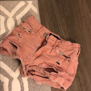 Pink shorts